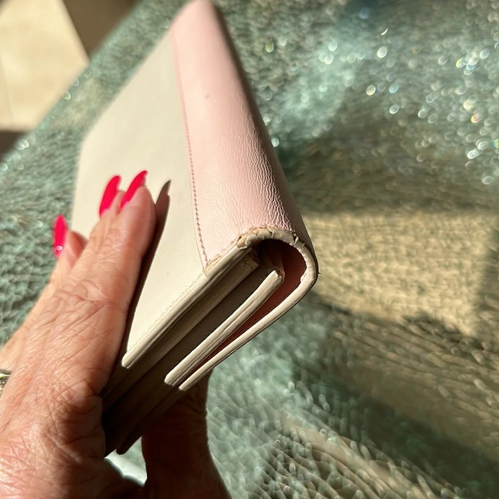 CELINE, Pink & Cream Ling Wallet. Very Nice! - Picture 8 of 12